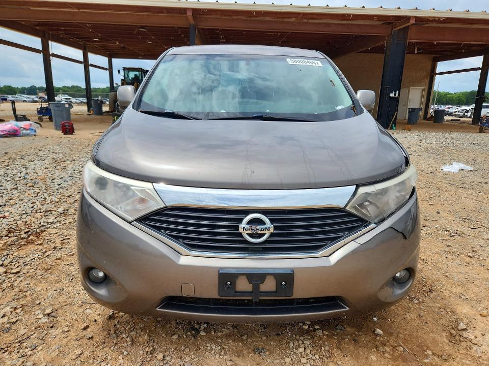 2015 Nissan Quest VIN JN8AE2KP3F9126969 COPART salvage auction — FRONT END, Tn - Certificate Of Title, sold $725 on 2026-07-08 (photo 5)