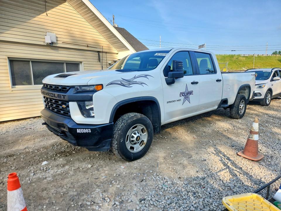 2023 Chevrolet Silverado VIN 1GC4YLE70PF192402 COPART salvage auction — HAIL, Oh - Cert Of Title-Salvage, sold $10,200 on 2026-07-29 (photo 1)