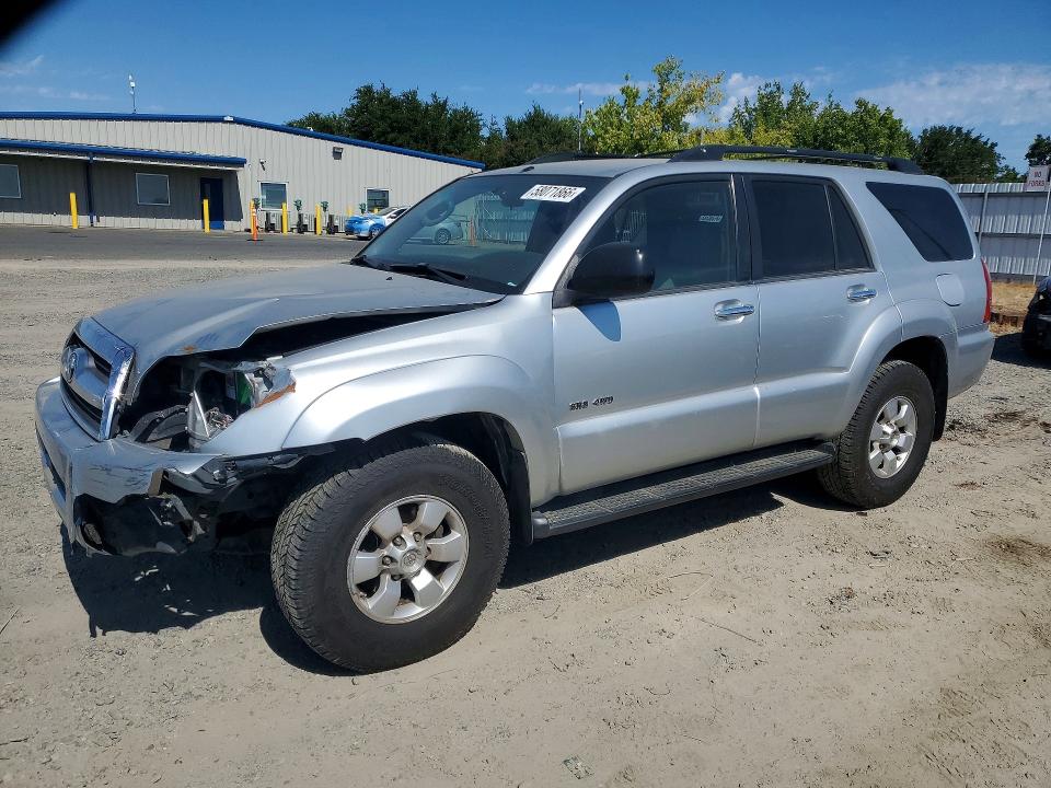 2007 Toyota 4runner VIN JTEBU14R070117126 COPART salvage auction — FRONT END, CA - SALVAGE CERTIFICATE, sold $4,350 on 2026-07-14 (photo 1)
