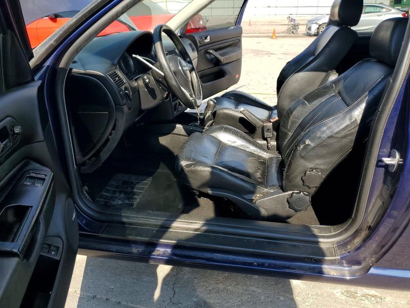 2002 Volkswagen Gti VIN 9BWDE61JX24050368 COPART salvage auction — MINOR DENT/SCRATCHES, Tn - Salvage Certificate, sold $400 on 2026-07-20 (photo 7)