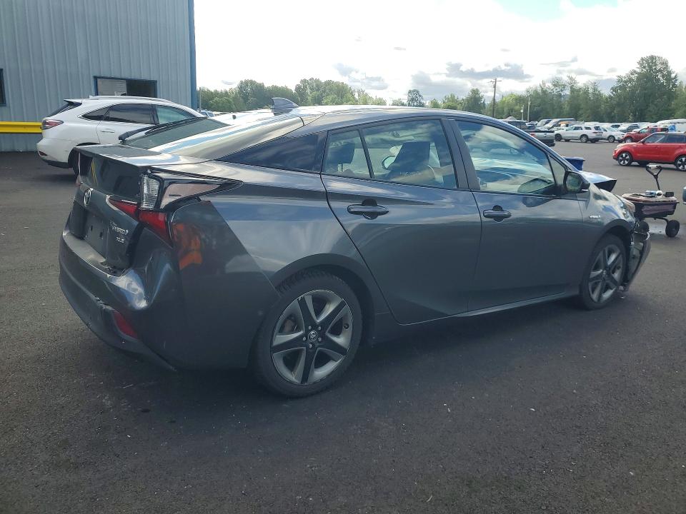 2021 Toyota Prius VIN JTDKAMFU6M3131607 COPART salvage auction — FRONT END, Or - Salvage Title Certificate, sold $200 on 2026-07-29 (photo 3)