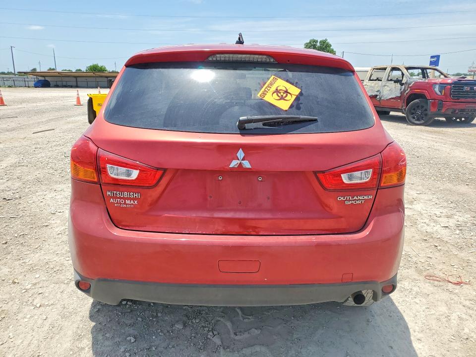 2016 Mitsubishi Outlander VIN JA4AP3AUXGZ064226 COPART salvage auction — FRONT END, TX - CERTIFICATE OF TITLE (P), sold $1,050 on 2026-07-28 (photo 6)
