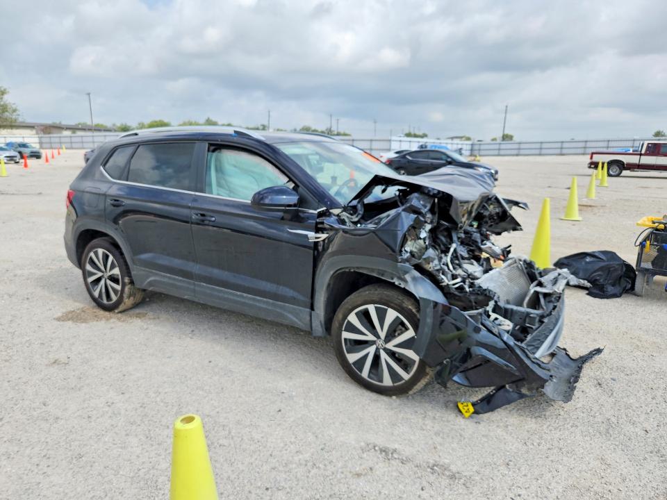 2023 Volkswagen Taos VIN 3VVEX7B26PM381581 COPART salvage auction — FRONT END, TX - SALVAGE VEHICLE TITLE (P), sold $1,550 on 2026-07-09 (photo 4)