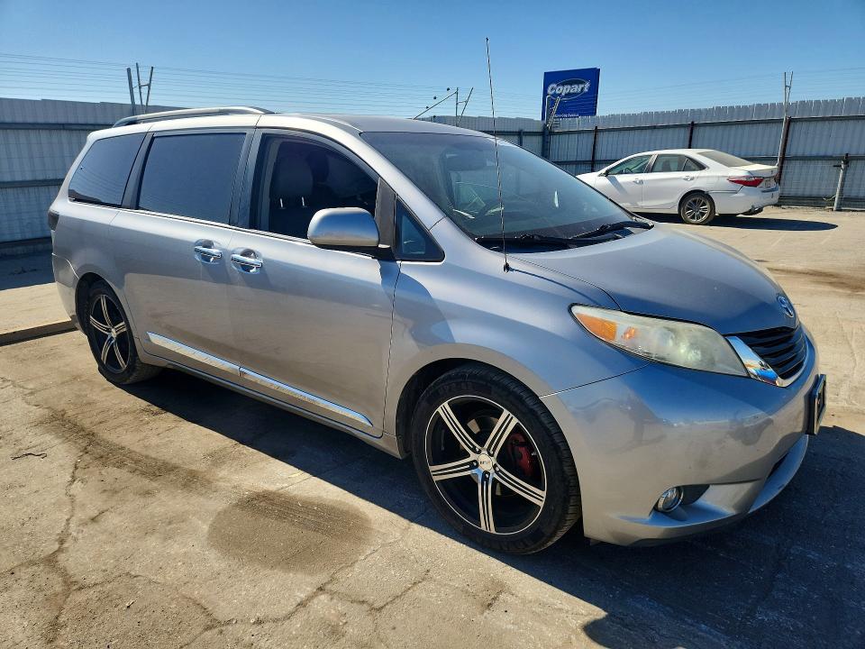 2011 Toyota Sienna VIN 5TDKK3DC6BS072863 COPART salvage auction — SIDE, Ca - Salvage Certificate, sold $1,850 on 2026-07-31 (photo 4)