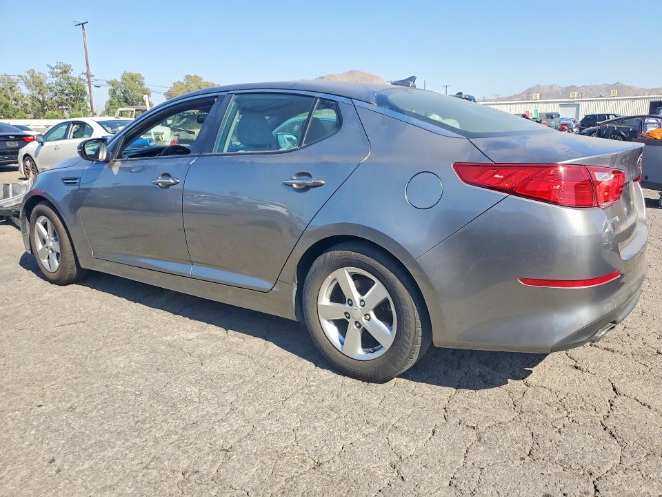 2015 Kia Optima VIN 5XXGM4A77FG499473 COPART salvage auction — VANDALISM, Ca - Salvage Certificate, sold $1,300 on 2026-07-23 (photo 2)