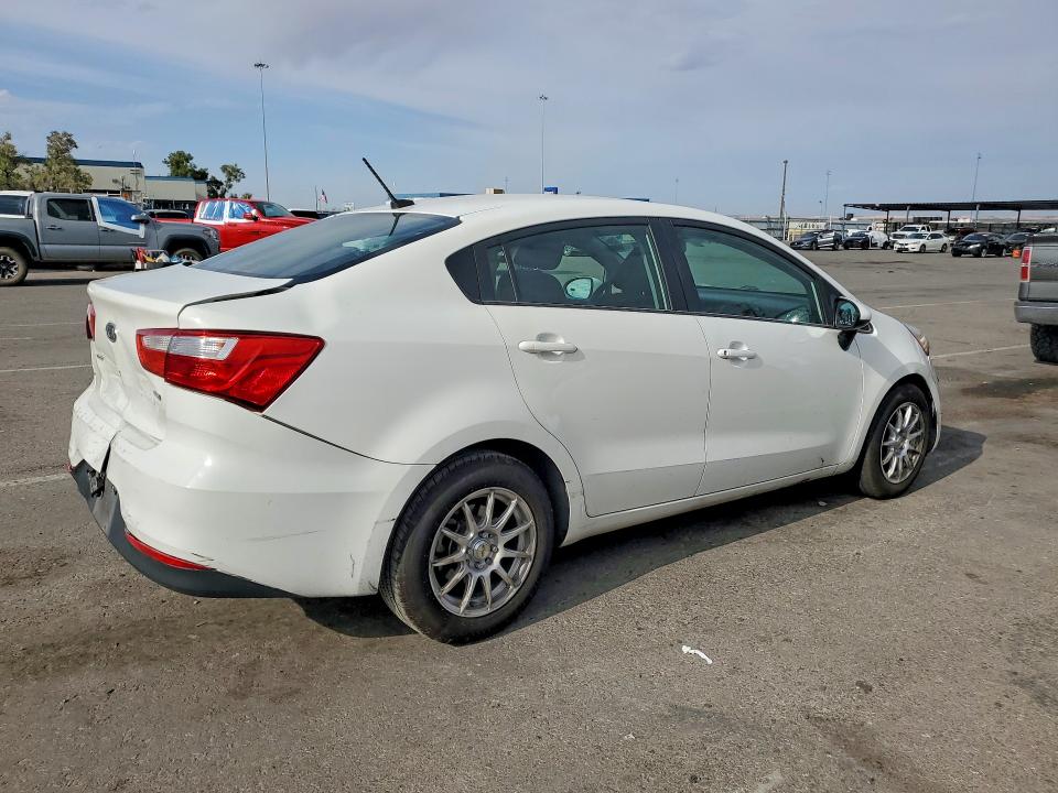 2017 Kia Rio VIN KNADM4A30H6049761 COPART salvage auction — FRONT END, TX - SALVAGE VEHICLE TITLE (P), sold $125 on 2026-07-31 (photo 3)