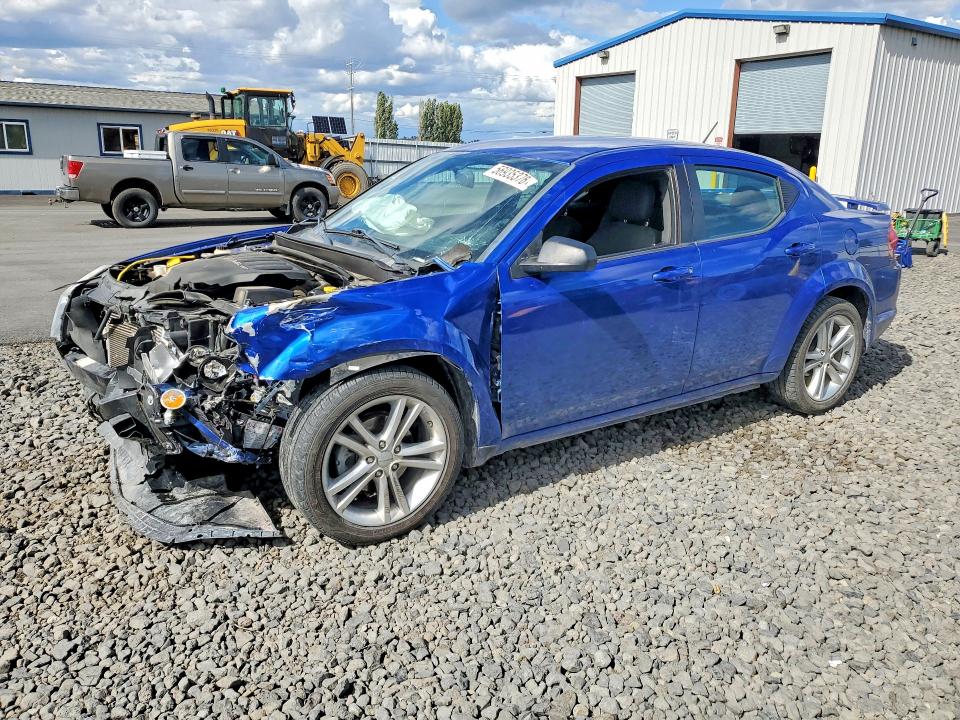 2012 Dodge Avenger VIN 1C3CDZAGXCN315594 COPART salvage auction — FRONT END, Wa - Bill Of Sale, sold $100 on 2026-07-08 (photo 1)