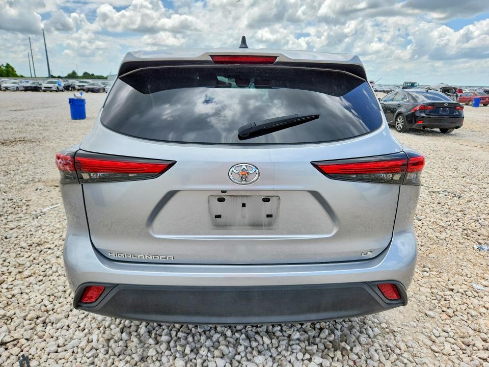 2023 Toyota Highlander VIN 5TDKDRAH2PS037743 COPART salvage auction — FRONT END, Tx - Salvage Vehicle Title, sold $4,100 on 2026-07-23 (photo 6)