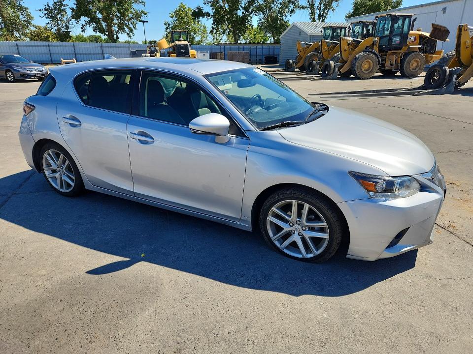 2015 Lexus Ct VIN JTHKD5BH4F2219701 COPART salvage auction — SIDE, CA - SALVAGE CERTIFICATE, sold $2,650 on 2026-07-06 (photo 4)