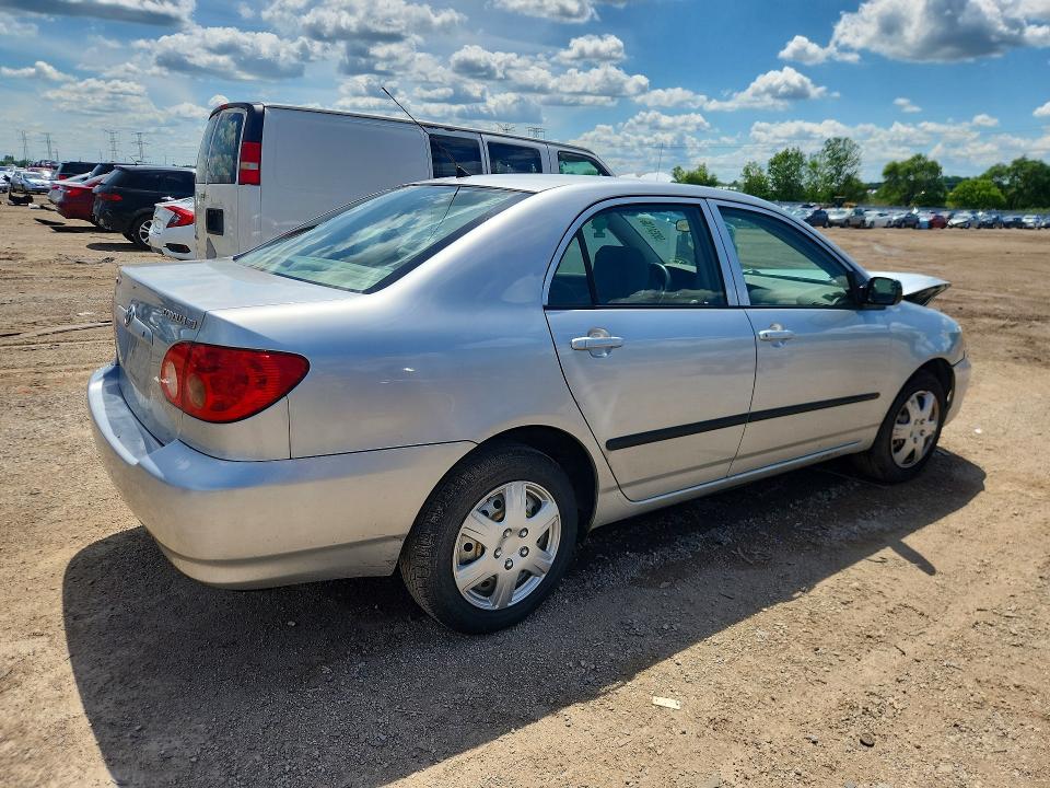 2006 Toyota Corolla VIN JTDBR32E660089056 COPART salvage auction — FRONT END, Il - Salvage Certificate, sold $375 on 2026-07-21 (photo 3)