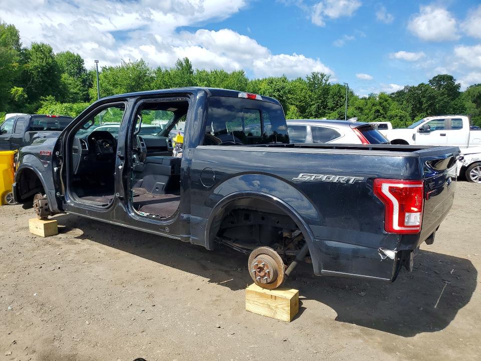 2016 Ford VIN 1FTEW1CG7GFA68127 COPART salvage auction — STRIPPED, CT - CERT OF TITLE-SALVAGE, sold $1,250 on 2026-07-02 (photo 2)
