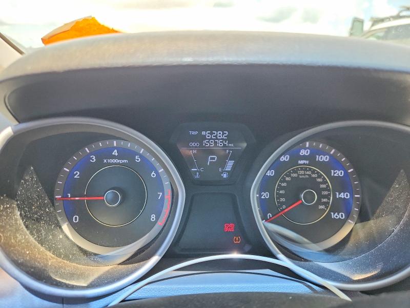2011 Hyundai Elantra VIN KMHDH4AE2BU135709 COPART salvage auction — FRONT END, Tx - Salvage Vehicle Title, sold $1,100 on 2026-07-30 (photo 9)