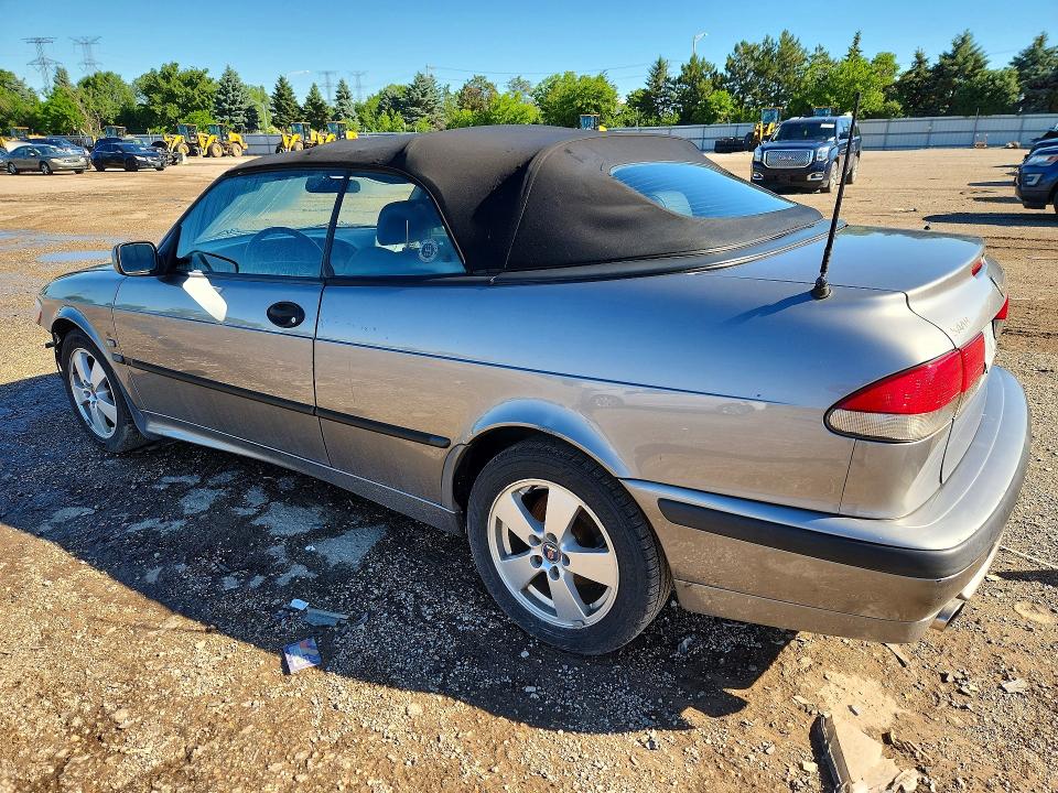 2002 Saab 9-3 VIN YS3DF75K327013671 COPART salvage auction — FRONT END, Il - Salvage Certificate, sold $300 on 2026-08-06 (photo 2)