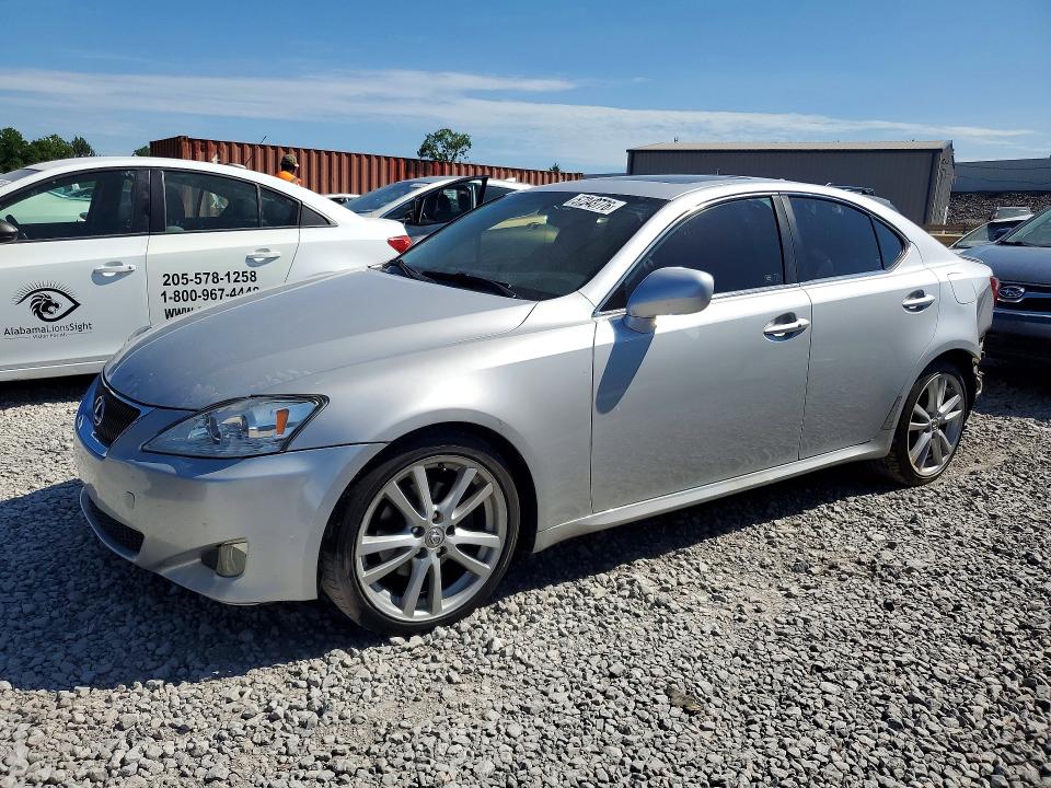 2007 Lexus Is 250 VIN JTHBK262075043109 COPART salvage auction — REAR END, AL - CERT OF TITLE-SALVAGE TITLE (P), sold $175 on 2026-07-21 (photo 1)
