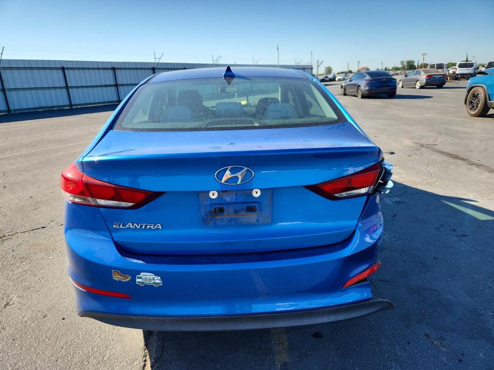 2017 Hyundai VIN 5NPD84LF0HH065978 COPART salvage auction — REAR END, Ca - Salvage Certificate, sold $2,600 on 2026-07-09 (photo 6)
