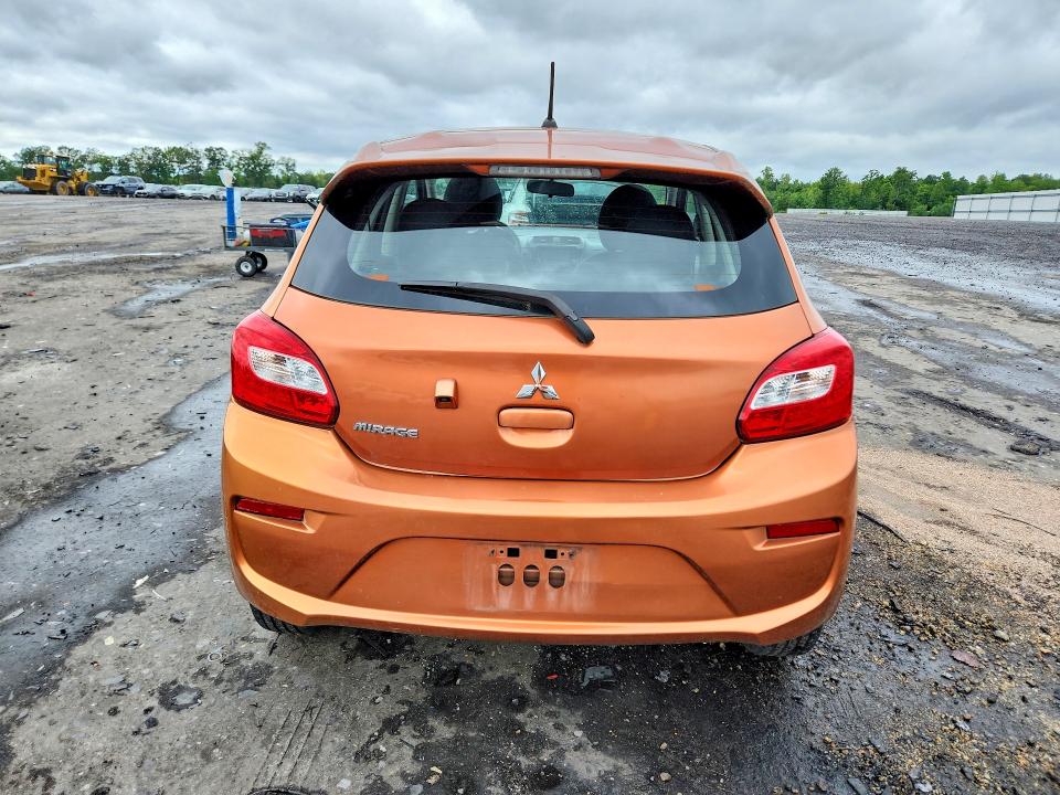 2020 Mitsubishi Mirage VIN ML32A3HJ8LH003452 COPART salvage auction — FRONT END, VA - CERT OF TITLE - SALVAGE, sold $1,700 on 2026-07-29 (photo 6)