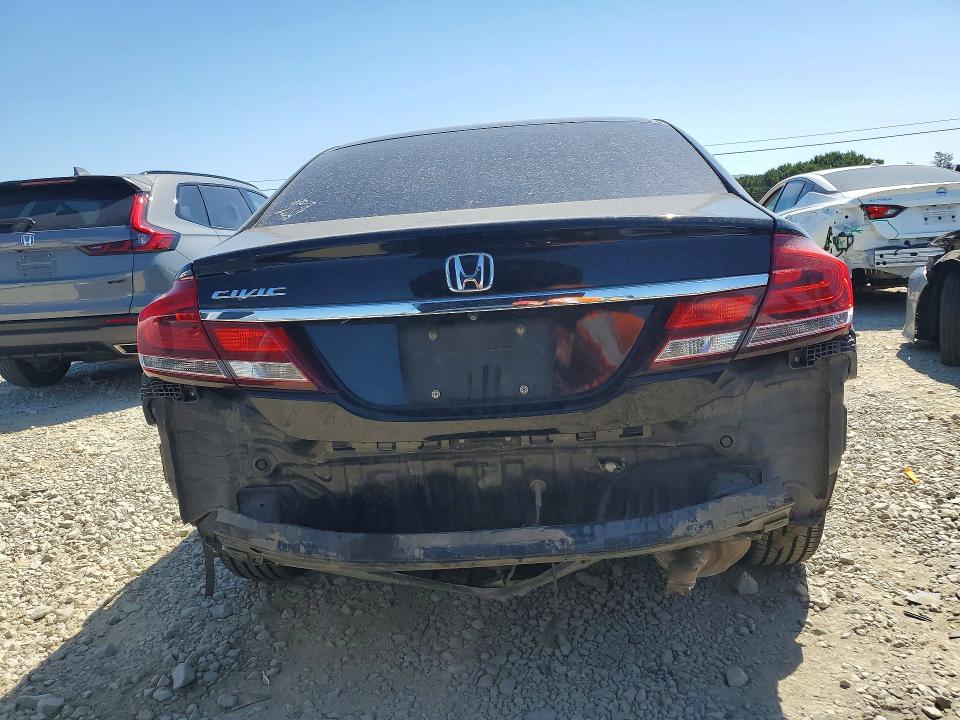 2014 Honda Civic VIN 19XFB2F81EE230819 COPART salvage auction — FRONT END, Ca - Salvage Certificate, sold $2,600 on 2026-07-09 (photo 6)