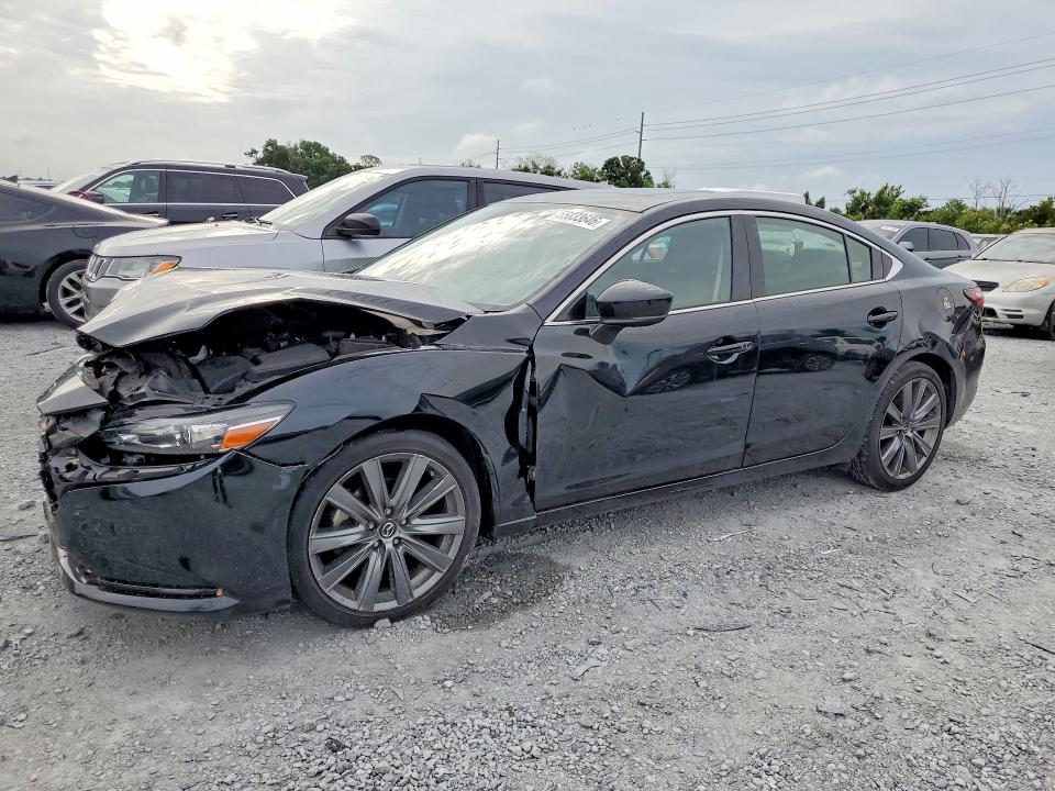 2021 Mazda 6 VIN JM1GL1VM6M1606961 COPART salvage auction — FRONT END, Fl - Cert Of Title Slvg Rebuildable, sold $2,450 on 2026-07-07 (photo 1)
