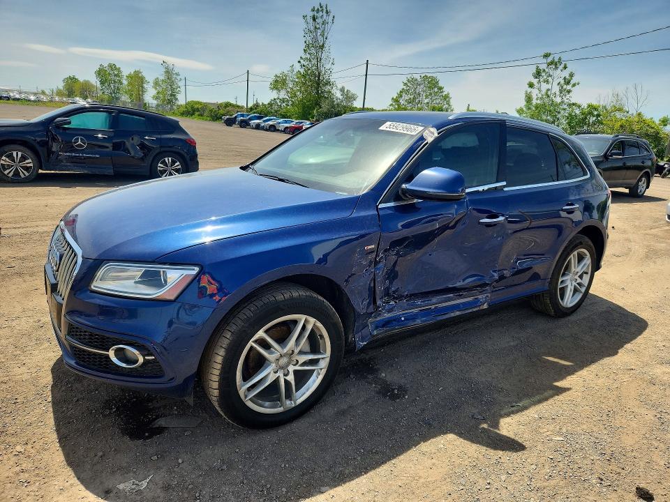 2017 Audi Q5 VIN WA1M2AFP9HA024738 COPART salvage auction — SIDE, Qc - Gravement Accidente, sold $1,600 on 2026-07-28 (photo 1)