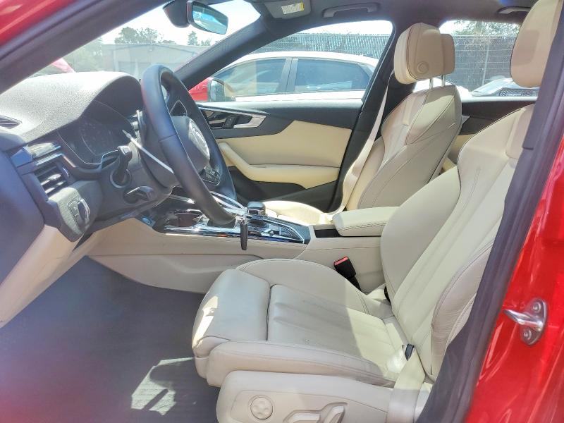 2022 Audi A4 VIN WAUDAAF44NN007068 COPART salvage auction — REAR END, Va - Cert Of Title - Salvage, sold $8,500 on 2026-07-17 (photo 7)