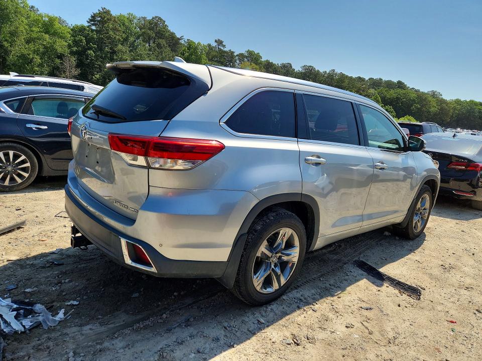 2019 Toyota Highlander VIN 5TDDZRFH3KS946568 COPART salvage auction — BURN, Md - Cert Of Salvage < 75% Damage, sold $4,600 on 2026-07-28 (photo 3)