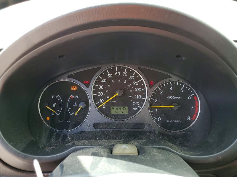 2002 Subaru Impreza VIN JF1GD67592G506143 COPART salvage auction — SIDE, Ut - Salvage Certificate, sold $875 on 2026-07-13 (photo 9)