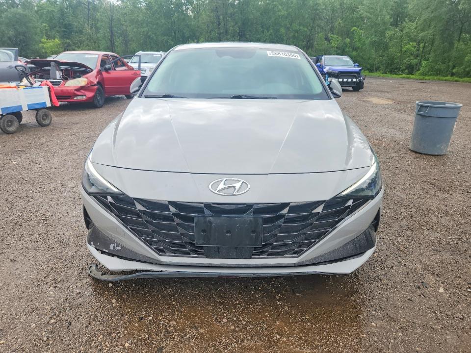 2021 Hyundai Elantra VIN KMHLN4AGXMU172547 COPART salvage auction — SIDE, On - Permit Salvage, sold $5,200 on 2026-07-16 (photo 5)
