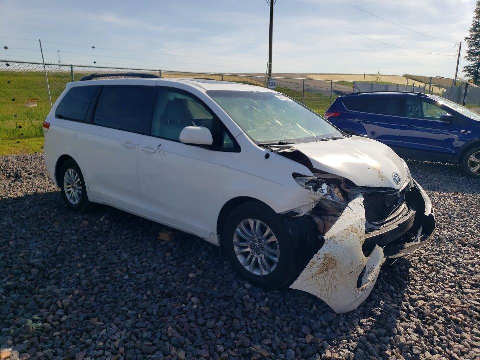 2012 Toyota VIN 5TDYK3DC5CS219752 COPART salvage auction — FRONT END, In - Cert Of Title-Salvage Title, sold $1,300 on 2026-07-07 (photo 4)