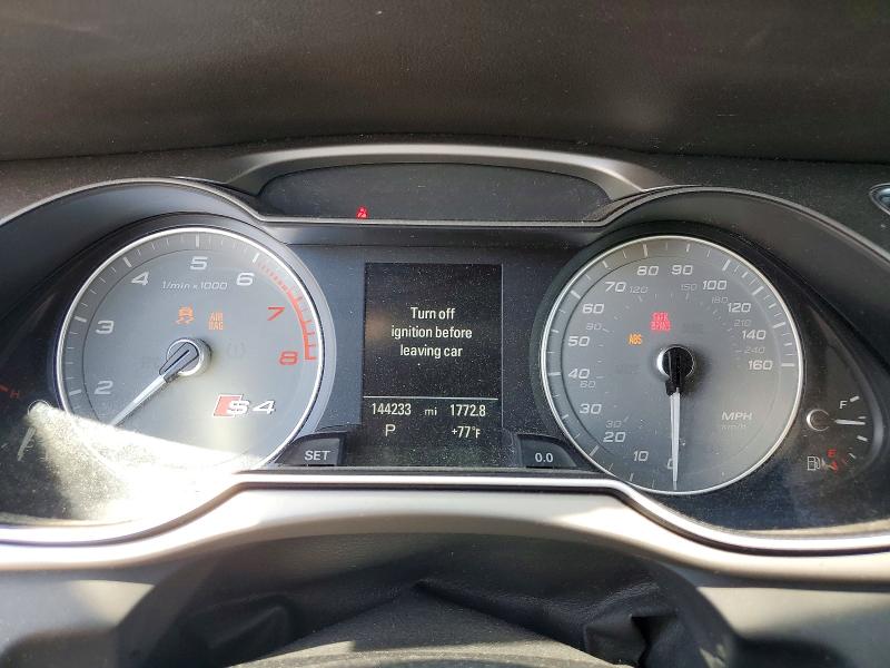 2014 Audi S4 VIN WAUBGAFL3EA141686 COPART salvage auction — FRONT END, MA - CERT OF TITLE-RECONSTRCTD COLL, sold $875 on 2026-07-15 (photo 9)
