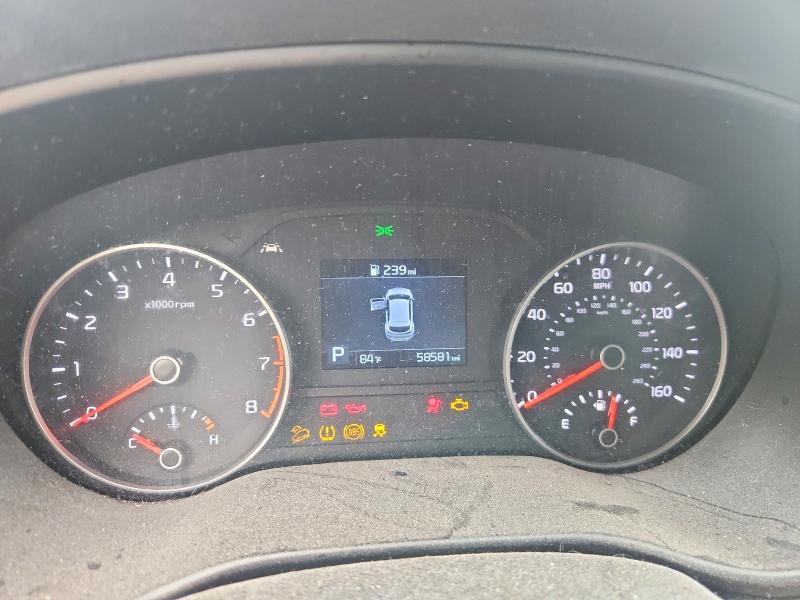 2020 Kia Sportage VIN KNDPM3AC8L7800490 COPART salvage auction — FRONT END, La - Cert Of Title-Salvage, sold $2,400 on 2026-07-09 (photo 9)