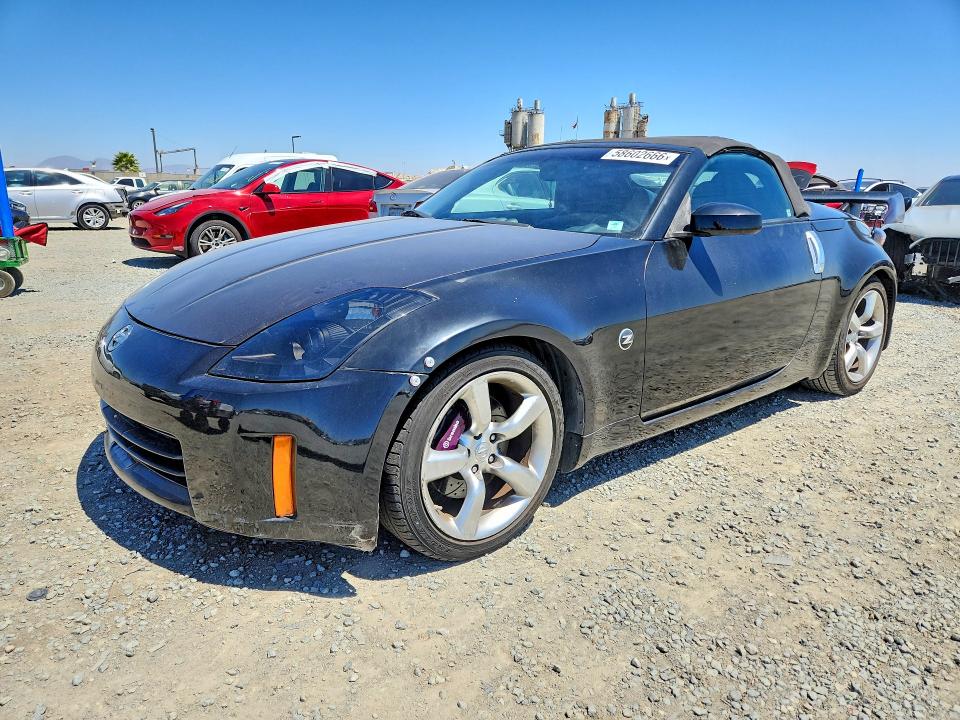 2006 Nissan 350z VIN JN1AZ36A76M480635 COPART salvage auction — FRONT END, Ca - Dis/Dlr/Exp Only Clean Title, sold $1,550 on 2026-07-24 (photo 1)