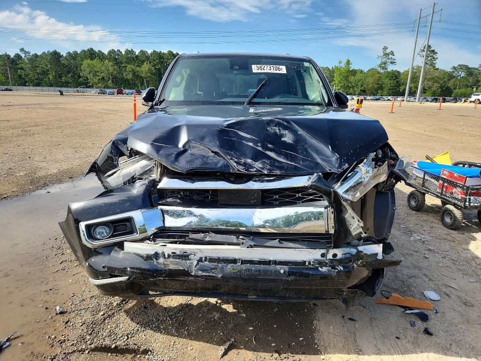 2020 Toyota 4runner VIN JTEZU5JR3L5224615 COPART salvage auction — FRONT END, La - Cert Of Title-Salvage, sold $9,900 on 2026-07-07 (photo 5)