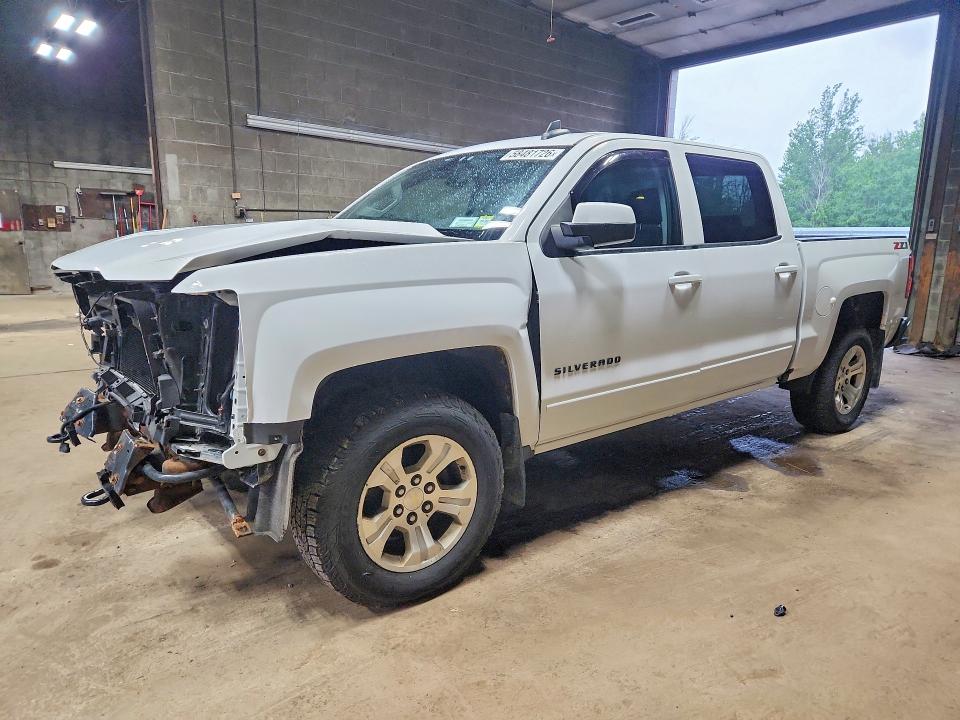2018 Chevrolet VIN 3GCUKREC7JG513455 COPART salvage auction — FRONT END, Ny - Mv-907A Salvage Certificate, sold $3,950 on 2026-07-06 (photo 1)