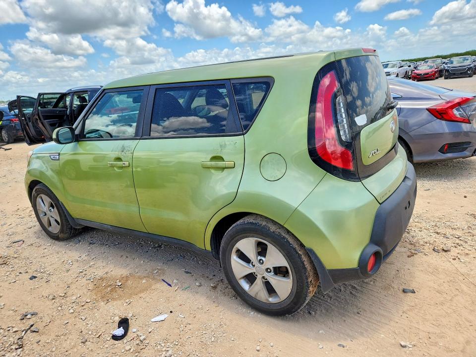 2015 Kia Soul VIN KNDJN2A2XF7807143 COPART salvage auction — VANDALISM, Tx - Salvage Vehicle Title, sold $2,150 on 2026-07-16 (photo 2)