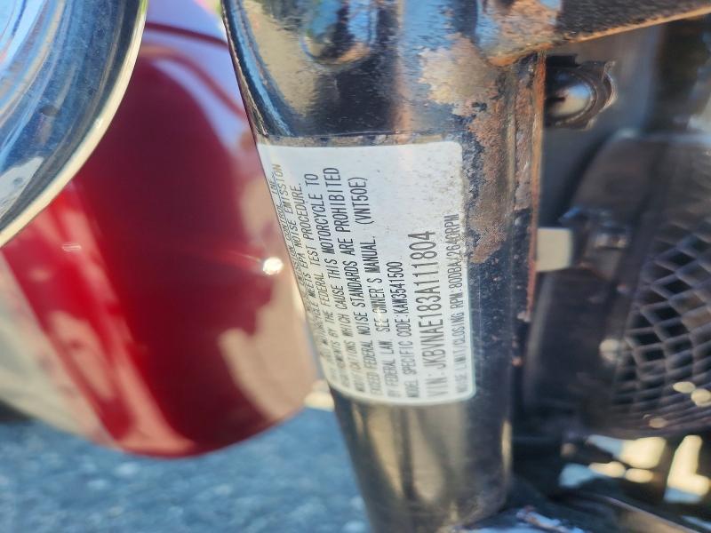 2003 Kawasaki Vulcan VIN JKBVNAE183A111804 COPART salvage auction — SIDE, Id - Salvage Certificate Of Title, sold $250 on 2026-07-02 (photo 9)