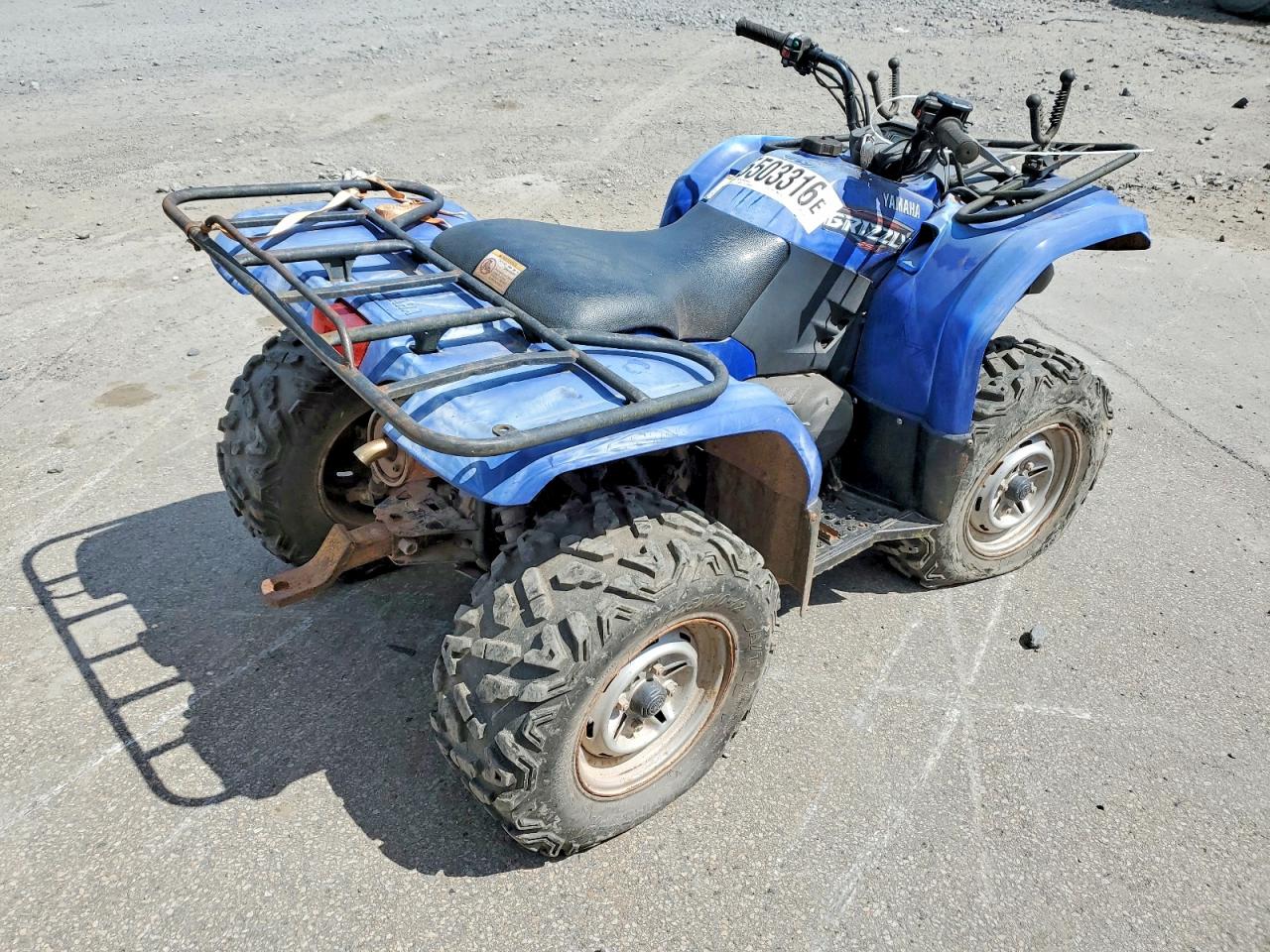 2008 Yamaha yfm VIN 5Y4AJ26Y98A004491 COPART salvage auction — Front End, Ta - Clean Title, sold $750 on 2026-07-08 (photo 4)