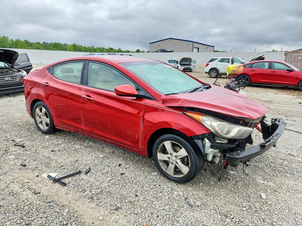 2013 Hyundai VIN KMHDH4AE4DU714381 COPART salvage auction — FRONT END, Ky - Bill Of Sale/Part Only/No Titl, sold $300 on 2026-07-16 (photo 4)