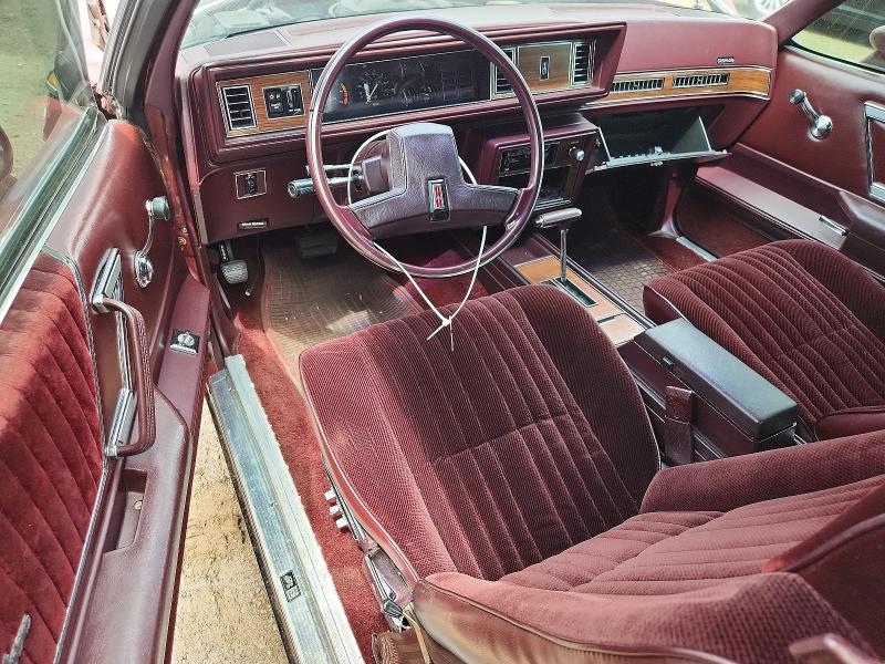 1986 Oldsmobile Cutlass VIN 1G3GR47Y9GP388497 COPART salvage auction — FRONT END, IL - SALVAGE CERTIFICATE, sold $4,350 on 2026-07-30 (photo 8)