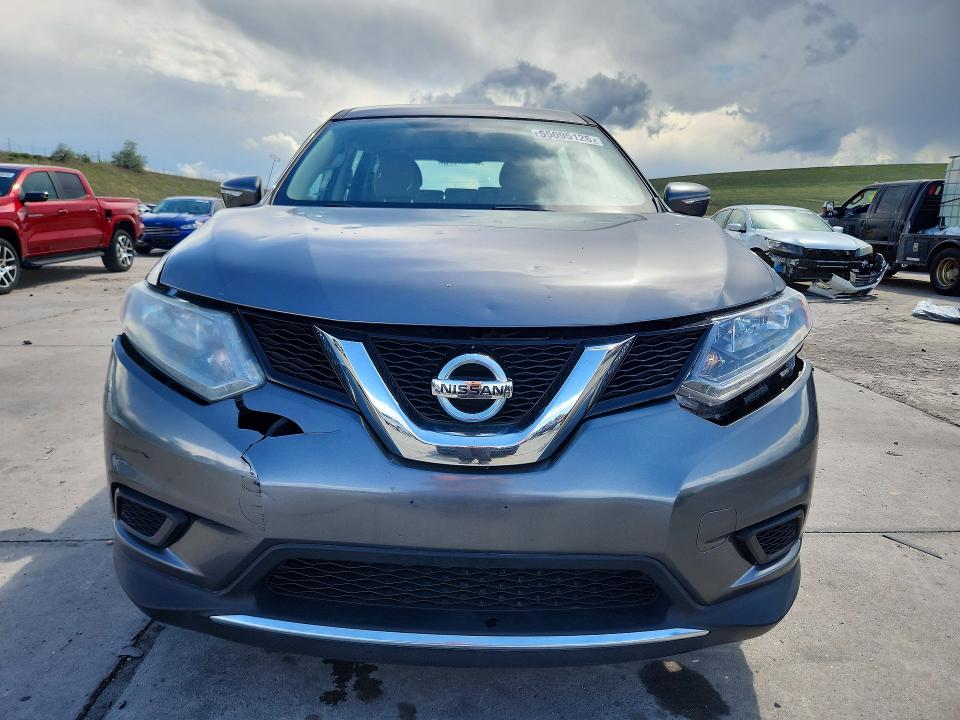 2015 Nissan Rogue VIN KNMAT2MV1FP518891 COPART salvage auction — SIDE, Co - Public - Salvage Title, sold $425 on 2026-07-22 (photo 5)
