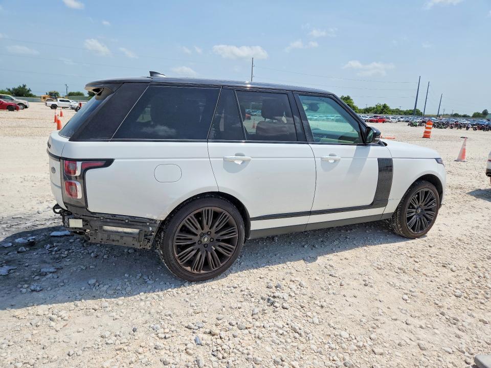 2019 Land rover RANGE ROVER VIN SALGS2RE8KA520360 COPART salvage auction — REAR END, Tx - Certificate Of Title, sold $12,200 on 2026-07-30 (photo 3)