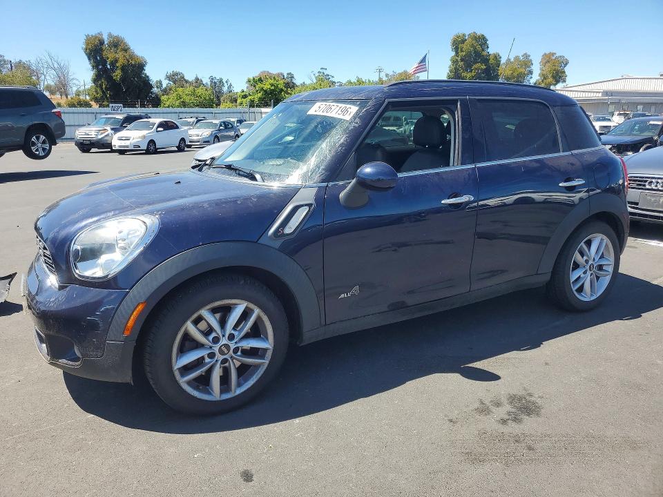 2012 Mini VIN WMWZC5C57CWL56723 COPART salvage auction — WATER/FLOOD, Ca - Salvage Certificate, sold $450 on 2026-08-03 (photo 1)