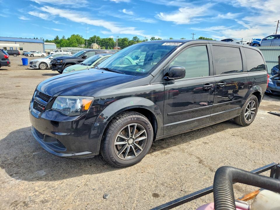 2017 Dodge Caravan VIN 2C4RDGBG3HR617764 COPART salvage auction — REAR END, Pa - Certificate Of Salvage, sold $1,550 on 2026-07-28 (photo 1)