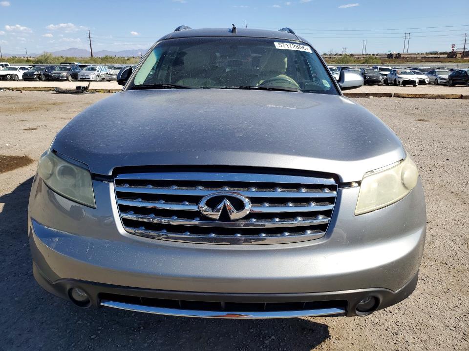 2007 Infiniti Fx35 VIN JNRAS08U07X101224 COPART salvage auction — SIDE, Az - Cert Of Title - Salvage, sold $325 on 2026-07-10 (photo 5)
