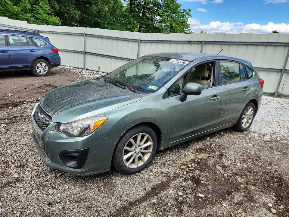 2014 Subaru Impreza VIN JF1GPAC62E9293764 COPART salvage auction — MECHANICAL, Vt - Certificate Of Title, sold $500 on 2026-07-27 (photo 1)