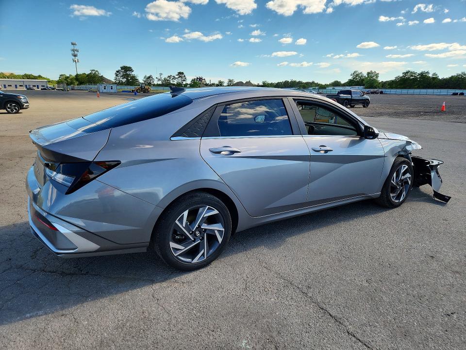 2025 Hyundai Elantra VIN KMHLS4DG1SU872619 COPART salvage auction — FRONT END, Ny - Mv-907A Salvage Certificate, sold $6,000 on 2026-07-20 (photo 3)