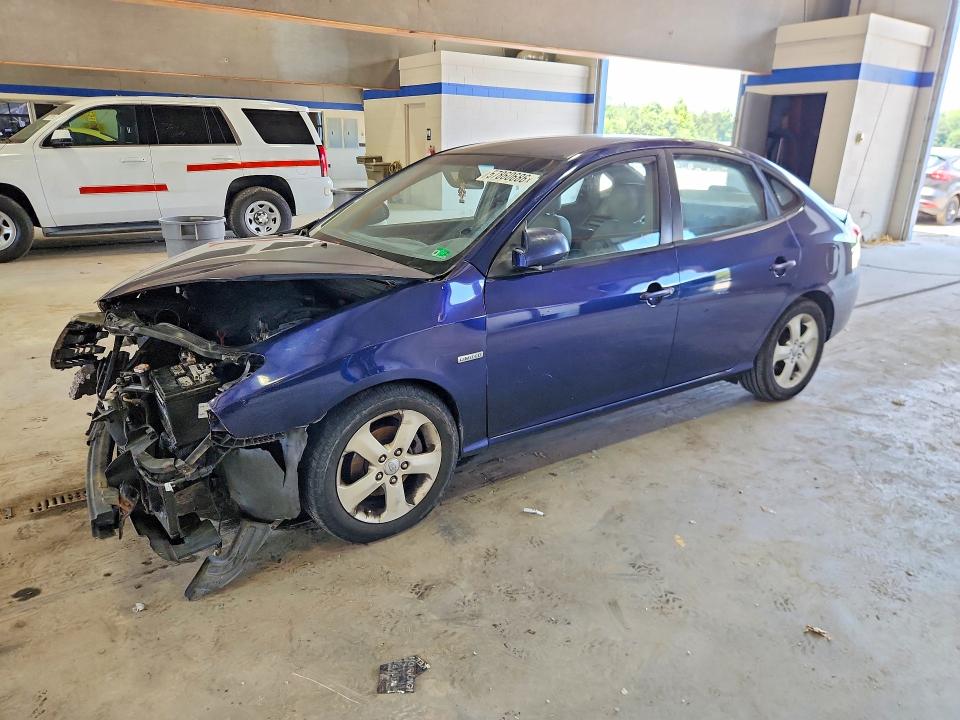 2007 Hyundai Elantra VIN KMHDU46D27U098373 COPART salvage auction — FRONT END, Va - Cert Of Title - Salvage, sold $225 on 2026-07-10 (photo 1)
