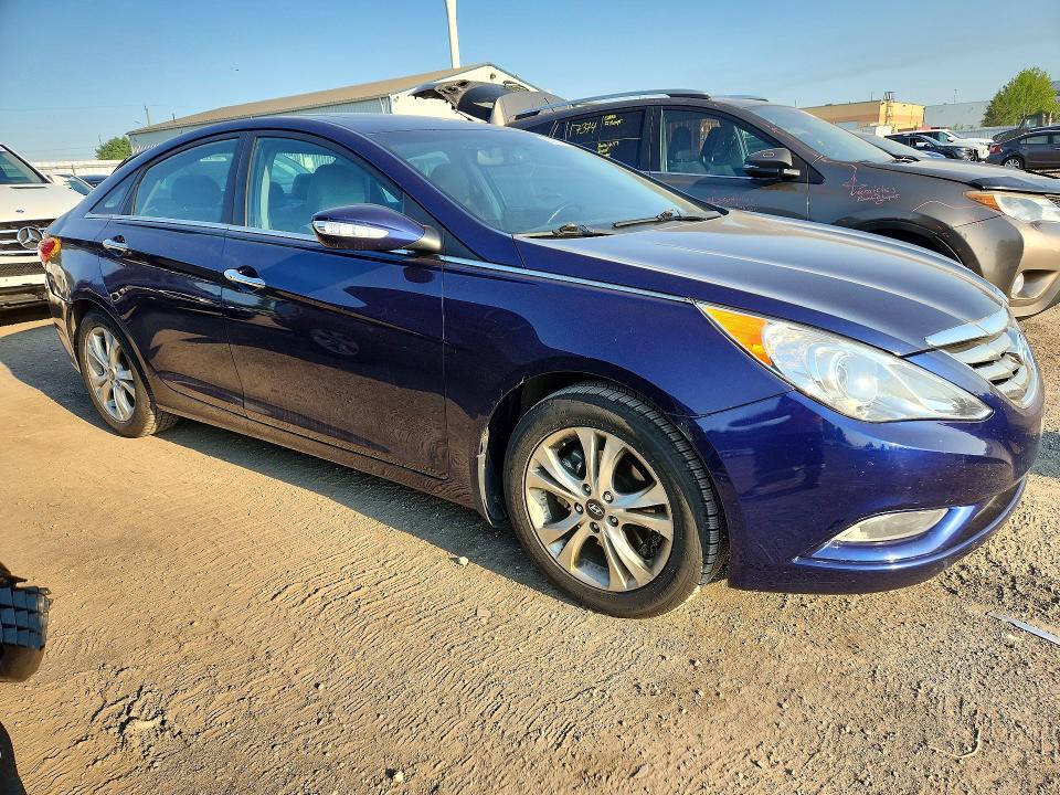 2013 Hyundai Sonata VIN 5NPEC4AC2DH619186 COPART salvage auction — REAR END, ON - PERMIT NO BRAND - UNFIT, sold $1,400 on 2026-07-14 (photo 4)