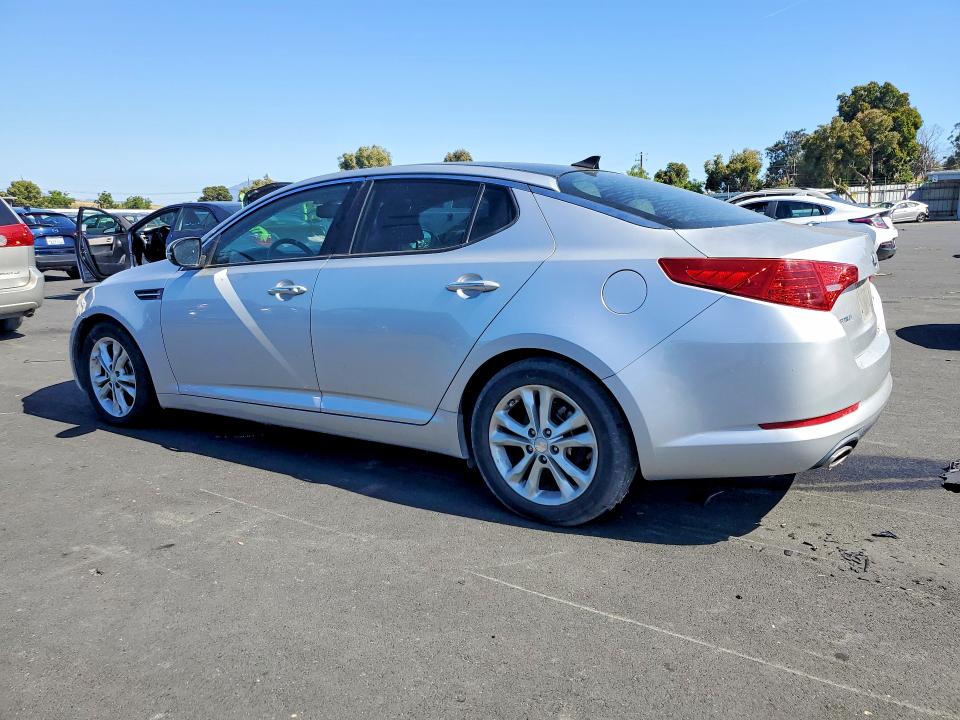 2013 Kia Optima VIN 5XXGN4A7XDG191921 COPART salvage auction — NORMAL WEAR, Ca - Dis/Dlr/Exp App For Dup Clean, sold $650 on 2026-07-29 (photo 2)