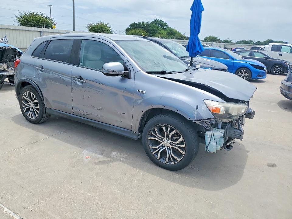 2017 Mitsubishi Outlander sport VIN JA4AP3AU4HZ026685 COPART salvage auction — FRONT END, Tx - Salvage Vehicle Title, sold $1,850 on 2026-07-27 (photo 4)