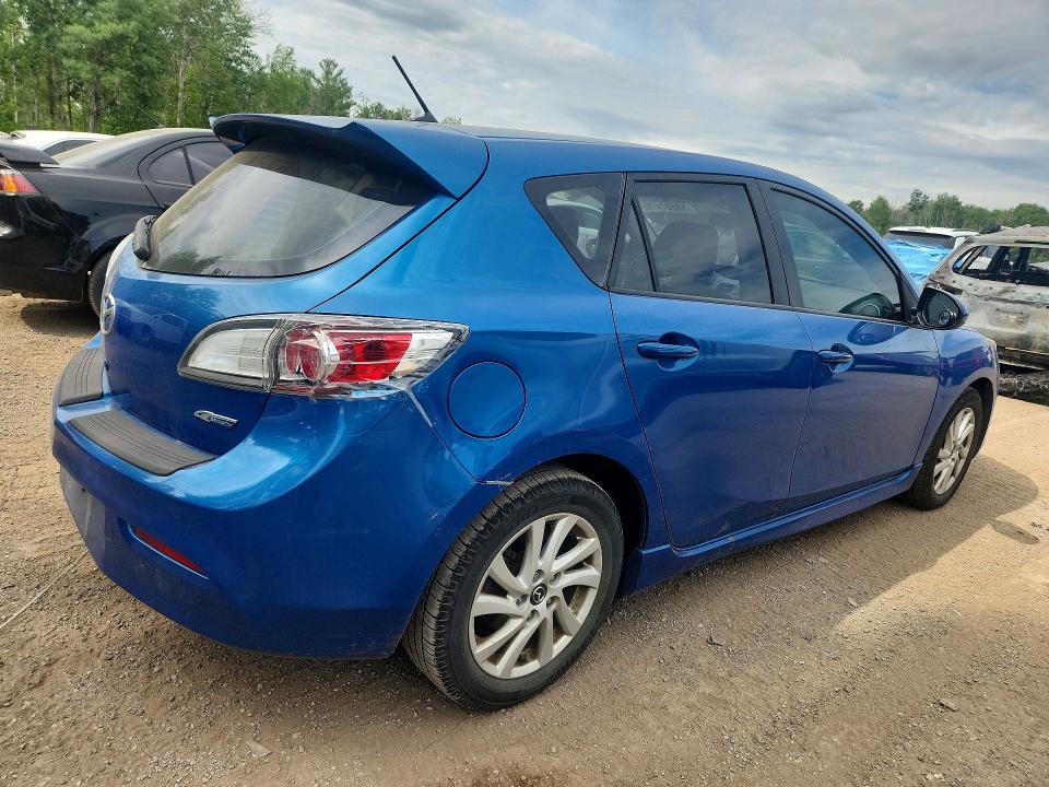 2013 Mazda 3 VIN JM1BL1L72D1840196 COPART salvage auction — FRONT END, On - Permit No Brand - Unfit, sold $550 on 2026-07-16 (photo 3)